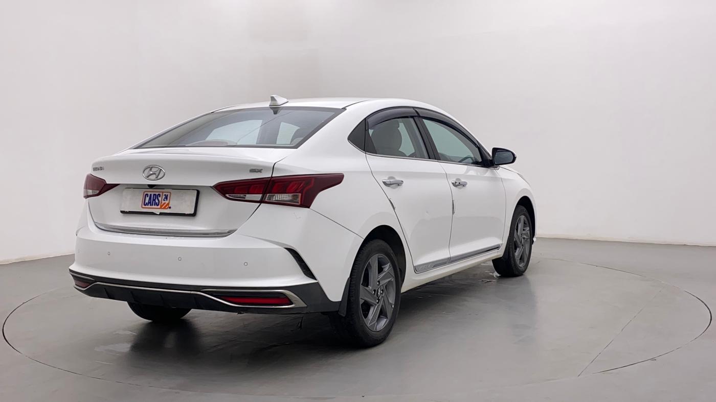 2021 Hyundai Verna SX 1.5 VTVT IVT, Petrol, Automatic, 18,919 km, Right Back Diagonal