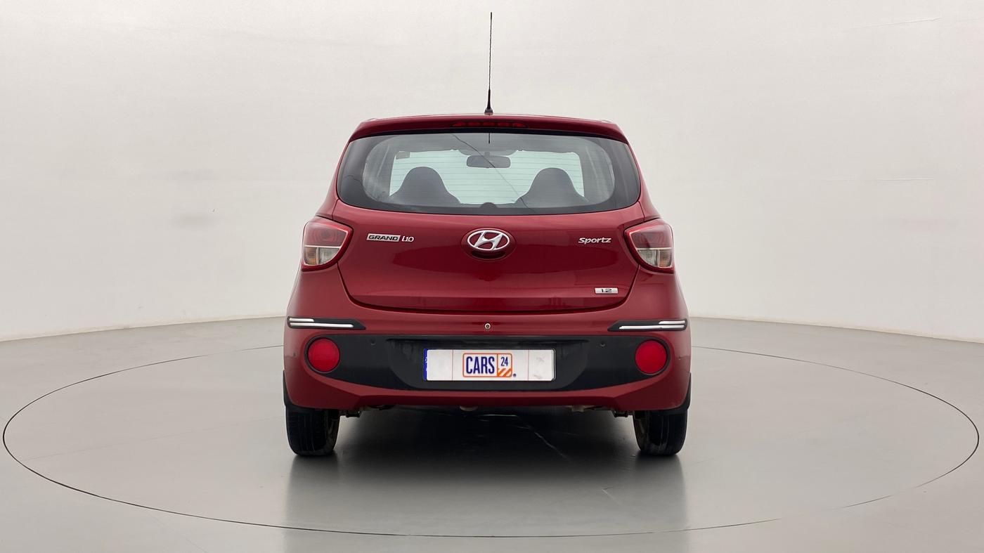 2017 Hyundai Grand i10 SPORTZ 1.2 KAPPA VTVT, Petrol, Manual, 50,583 km, Back/Rear