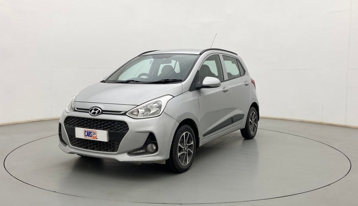 2017 Hyundai Grand i10 SPORTZ (O) AT 1.2 KAPPA VTVT, Petrol, Automatic, 72,376 km, Left Front Diagonal