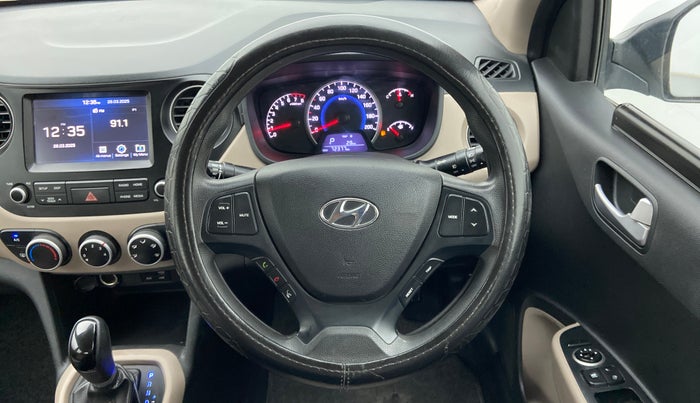 2017 Hyundai Grand i10 SPORTZ (O) AT 1.2 KAPPA VTVT, Petrol, Automatic, 72,376 km, Steering Wheel Close Up