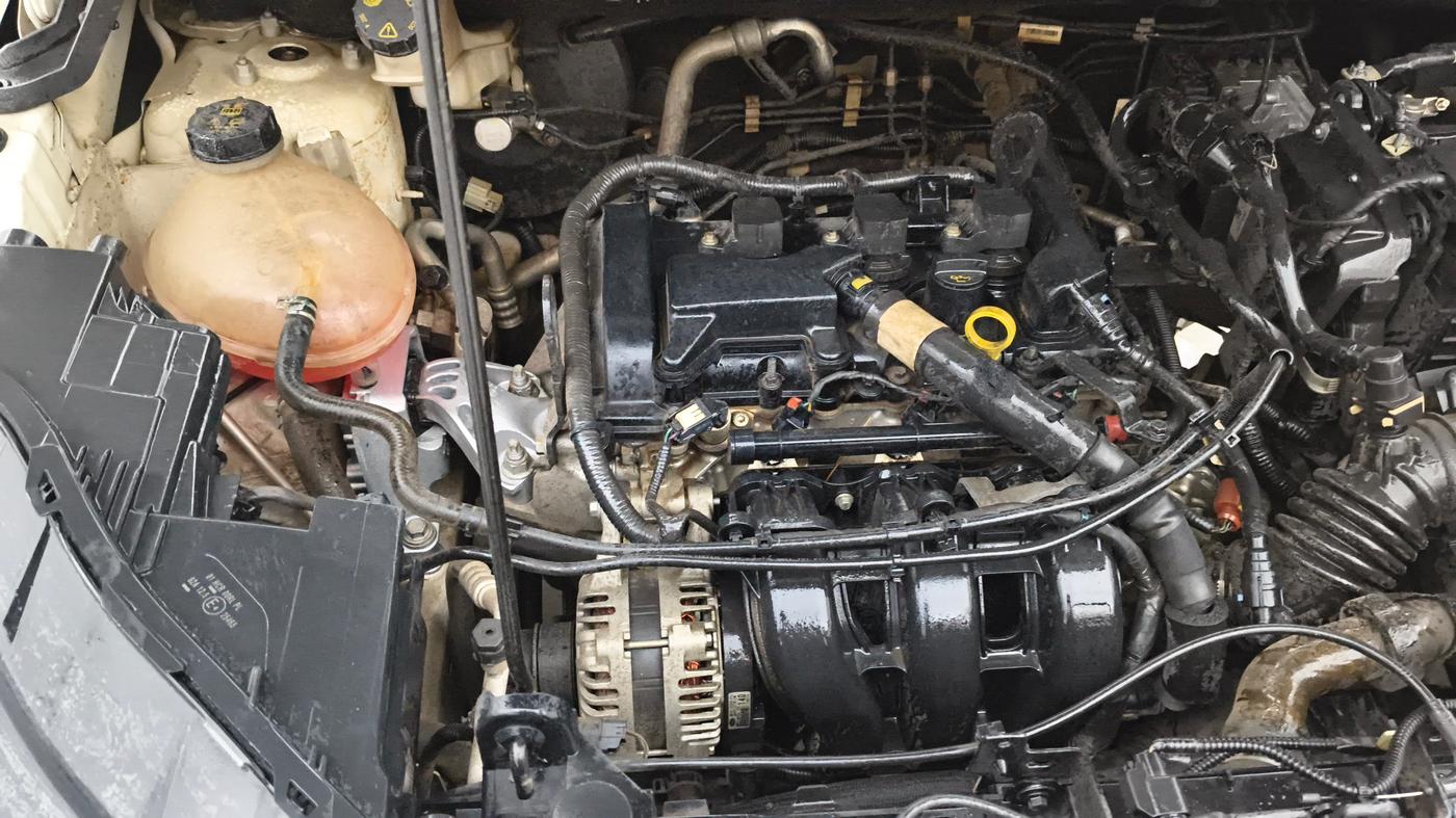 2020 Ford Ecosport TITANIUM + 1.5L PETROL AT, Petrol, Automatic, 45,944 km, Engine View - Right
