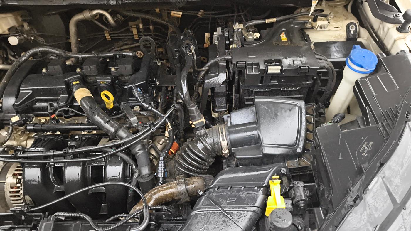 2020 Ford Ecosport TITANIUM + 1.5L PETROL AT, Petrol, Automatic, 45,944 km, Engine View - Left