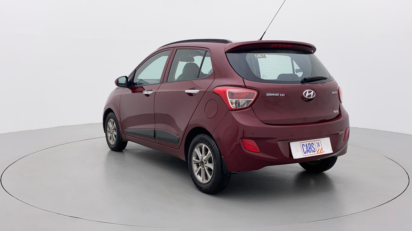2016 Hyundai Grand i10 ASTA (O) 1.2 KAPPA VTVT, Petrol, Manual, 38,193 km, Left Back Diagonal
