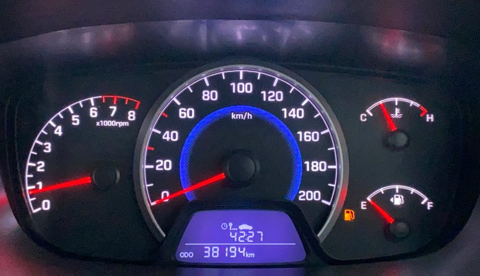 2016 Hyundai Grand i10 ASTA (O) 1.2 KAPPA VTVT, Petrol, Manual, 38,193 km, Odometer Image