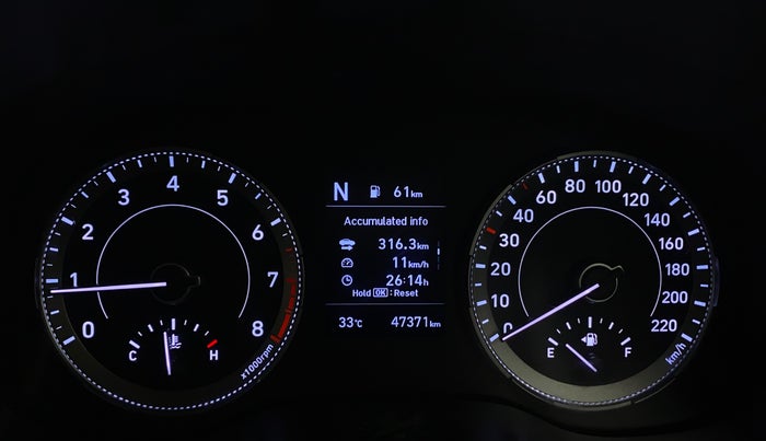 2021 Hyundai VENUE SX 1.0 TURBO IMT, Petrol, Manual, 47,368 km, Odometer Image