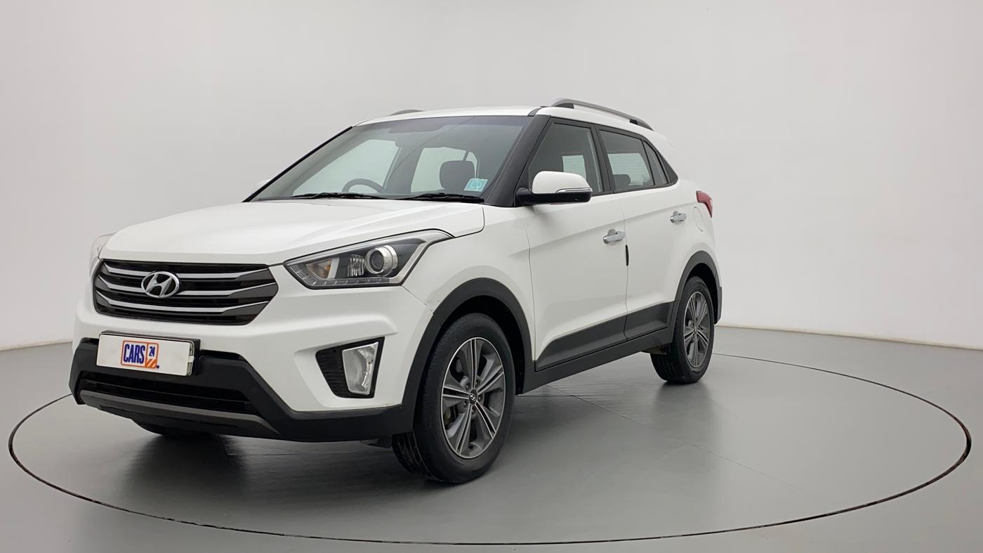 2016 Hyundai Creta SX PLUS AT 1.6 PETROL, Petrol, Automatic, 66,911 km, Left Front Diagonal