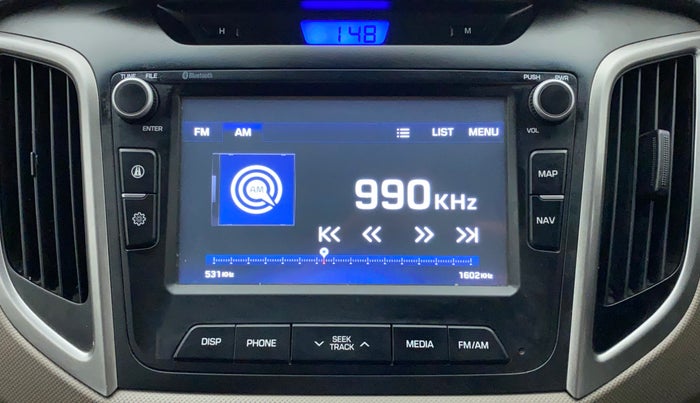 2016 Hyundai Creta SX PLUS AT 1.6 PETROL, Petrol, Automatic, 66,911 km, Infotainment System