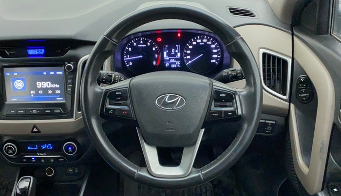 2016 Hyundai Creta SX PLUS AT 1.6 PETROL, Petrol, Automatic, 66,911 km, Steering Wheel Close Up