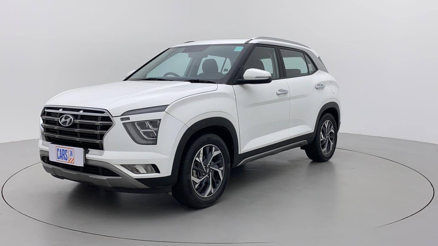2021 Hyundai Creta SX (O) IVT 1.5 PETROL, Petrol, Automatic, 56,040 km, Left Front Diagonal