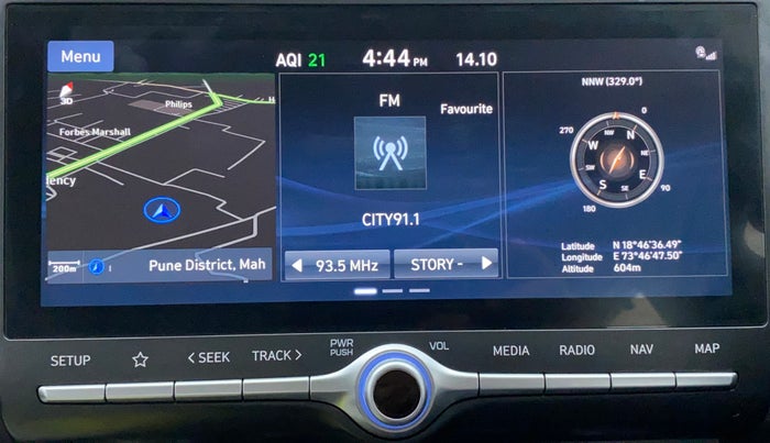2021 Hyundai Creta SX (O) IVT 1.5 PETROL, Petrol, Automatic, 56,040 km, Infotainment System