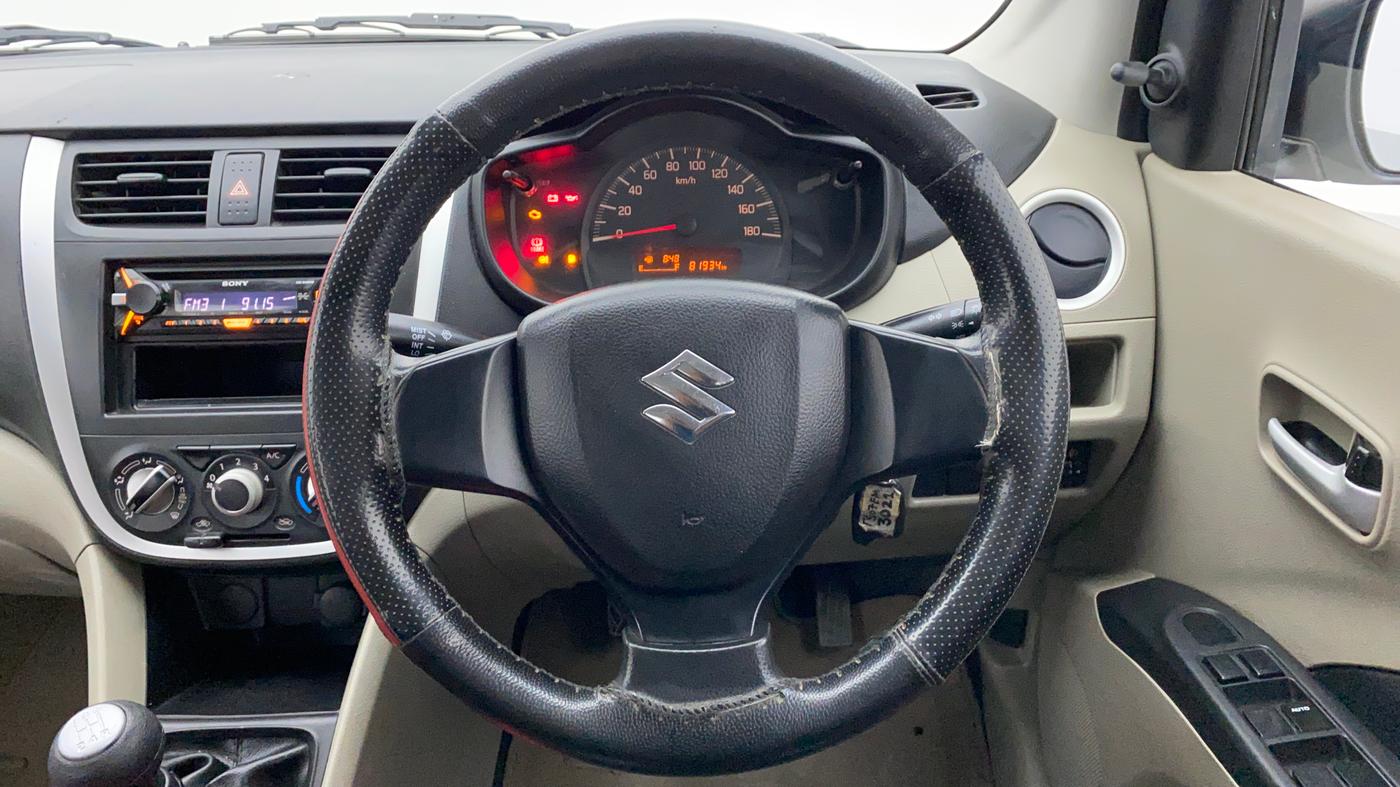 2015 Maruti Celerio VXI d, Petrol, Manual, 81,840 km, Steering Wheel Close-up
