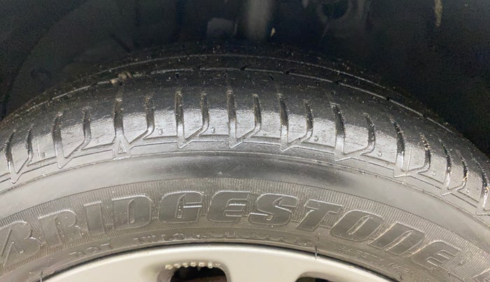 2018 Maruti Baleno ALPHA CVT PETROL 1.2, Petrol, Automatic, 1,20,705 km, Left Front Tyre Tread