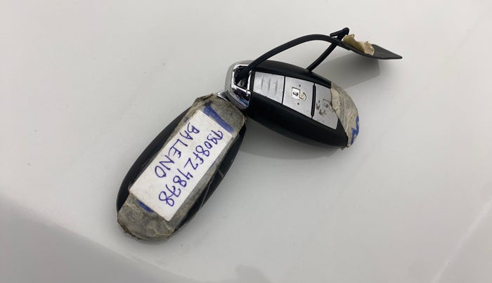 2018 Maruti Baleno ALPHA CVT PETROL 1.2, Petrol, Automatic, 1,20,705 km, Key Close Up