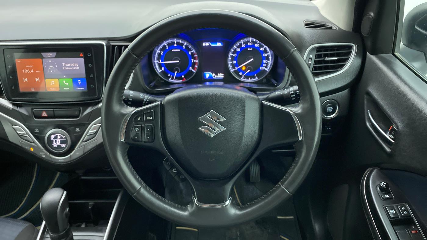 2020 Maruti Baleno ALPHA CVT PETROL 1.2, Petrol, Automatic, 51,477 km, Steering Wheel Close Up
