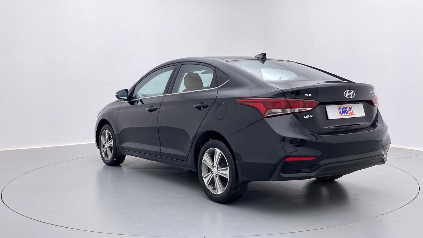 2018 Hyundai Verna 1.6 CRDI SX + AT, Diesel, Automatic, 34,484 km, Left Back Diagonal