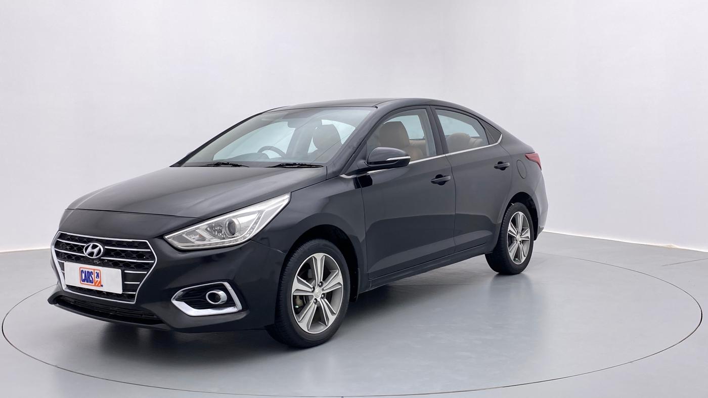 2018 Hyundai Verna 1.6 CRDI SX + AT, Diesel, Automatic, 34,484 km, Left Front Diagonal