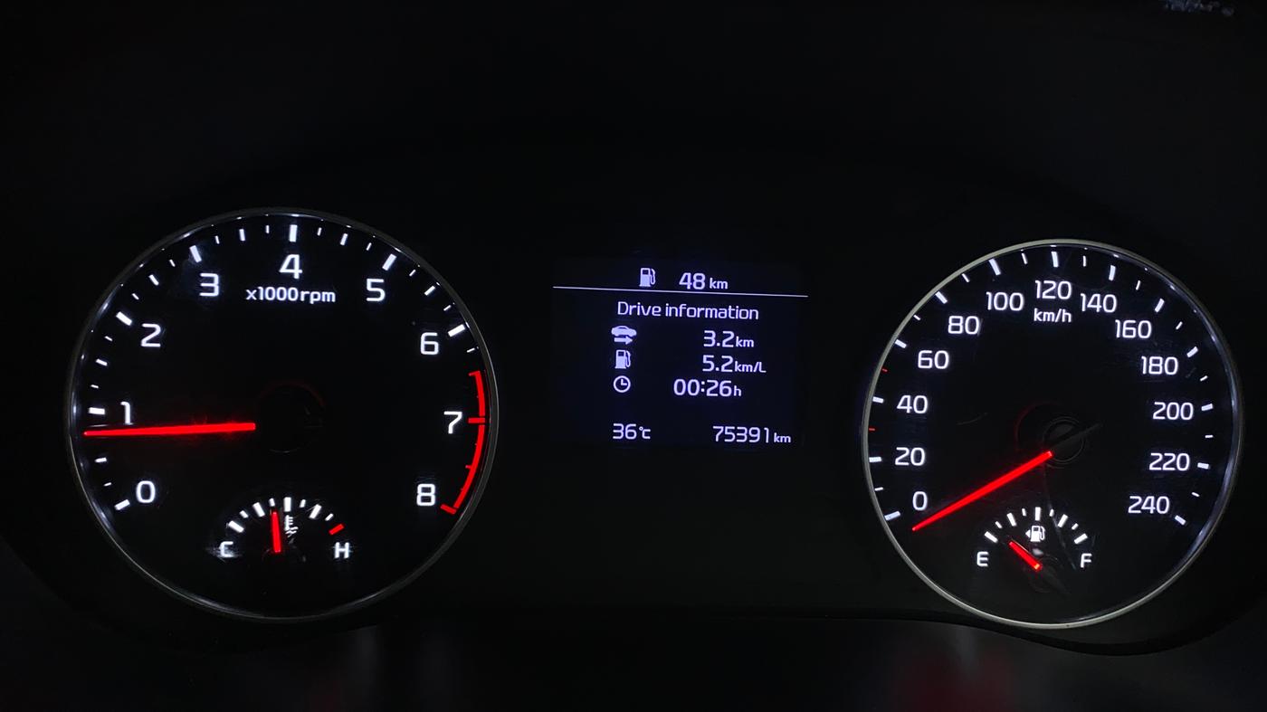 2019 KIA SELTOS HTK 1.5 PETROL, Petrol, Manual, 75,486 km, Odometer Image