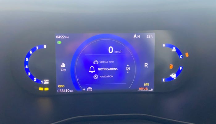 2023 Tata NEXON CREATIVE+ SUNROOF AMT 1.2 PETROL, Petrol, Automatic, 33,371 km, Odometer Image