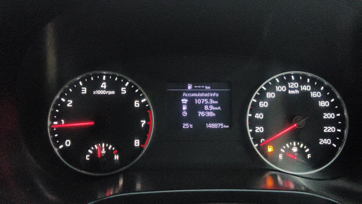 2019 KIA SELTOS HTK PLUS 1.5, Petrol, Manual, 1,48,858 km, Odometer Image