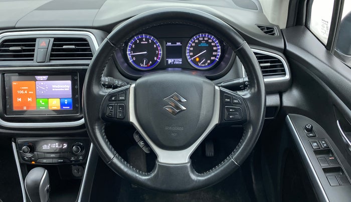2020 Maruti S Cross ALPHA AT SMART HYBRID, Petrol, Automatic, 17,405 km, Steering Wheel Close Up
