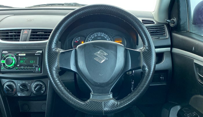 2015 Maruti Swift LXI (O), Petrol, Manual, 25,084 km, Steering Wheel Close Up