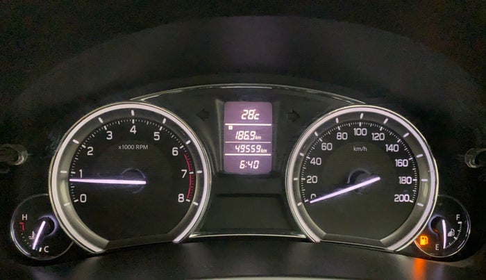 2018 Maruti Ciaz ALPHA 1.4 PETROL, Petrol, Manual, 49,559 km, Odometer Image