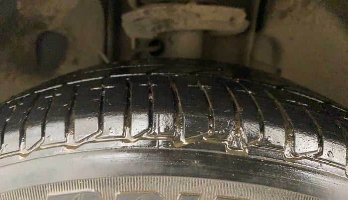 2022 Tata TIGOR XZA PLUS PETROL, Petrol, Automatic, 61,111 km, Left Front Tyre Tread