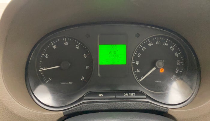 2013 Skoda Rapid 1.6 MPI ACTIVE, Petrol, Manual, 44,325 km, Odometer Image