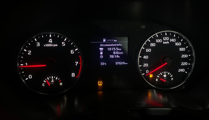 2020 KIA SELTOS HTX 1.5 PETROL, Petrol, Manual, 97,621 km, Odometer Image