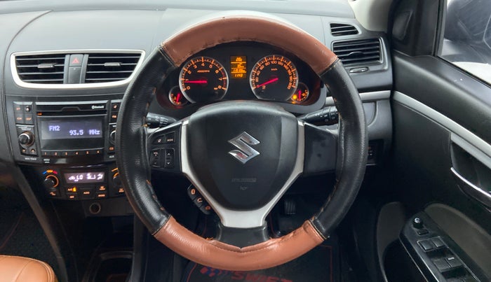 2015 Maruti Swift ZXI, Petrol, Manual, 1,19,106 km, Steering Wheel Close Up