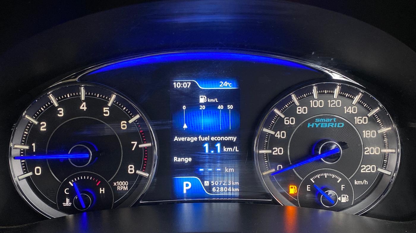 2021 Maruti Ciaz ALPHA  AT 1.5 SHVS PETROL, Petrol, Automatic, 62,799 km, Odometer Image