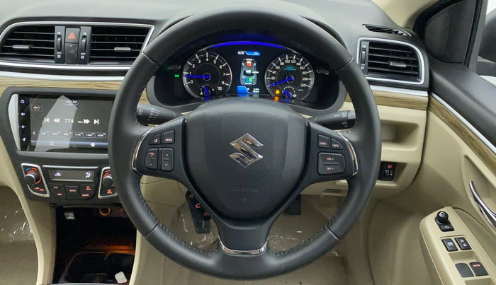 2022 Maruti Ciaz ALPHA 1.5 MT VTVT SHVS, Petrol, Manual, 246 km, Steering Wheel Close Up
