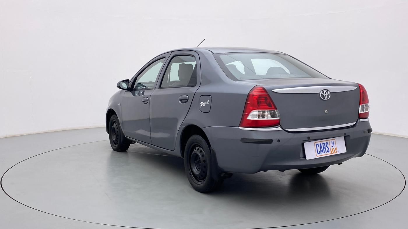 2013 Toyota Etios G, Petrol, Manual, 38,445 km, Left Back Diagonal