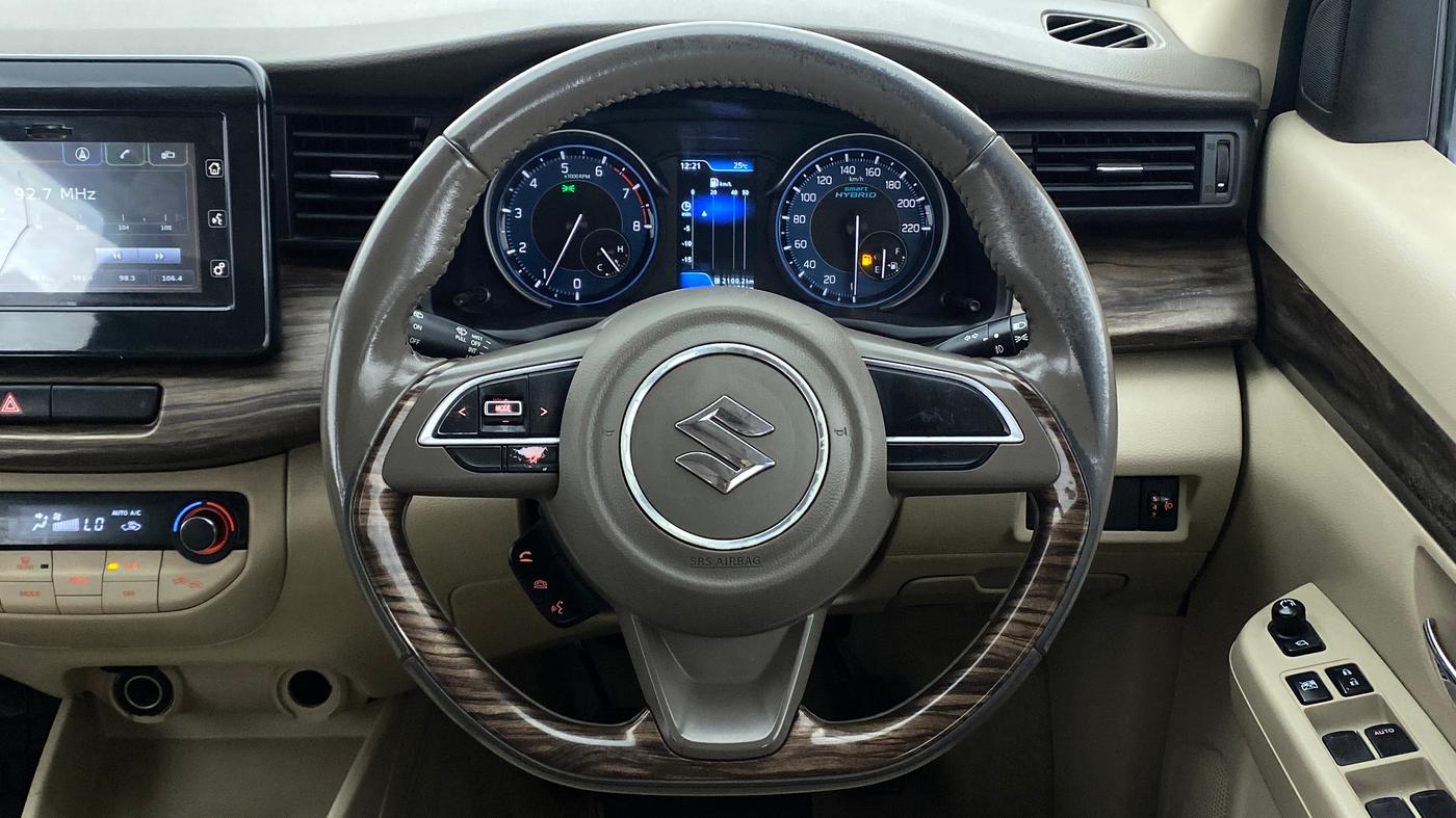 2018 Maruti Ertiga ZXI Plus SHVS, Petrol, Manual, 42,625 km, Steering Wheel Close Up