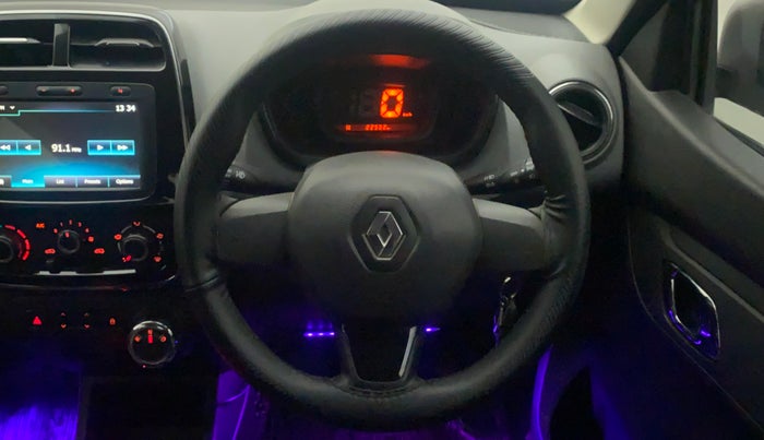 2019 Renault Kwid RXT 1.0 AMT (O), Petrol, Automatic, 23,547 km, Steering Wheel Close Up