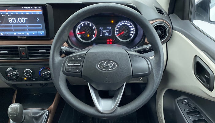 2021 Hyundai AURA S CNG, CNG, Manual, 54,509 km, Steering Wheel Close Up