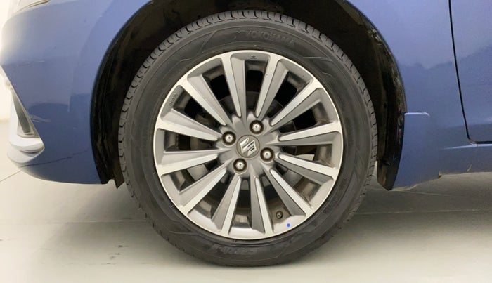 2018 Maruti Ciaz ALPHA  AT 1.5 SHVS PETROL, Petrol, Automatic, 82,654 km, Left Front Wheel