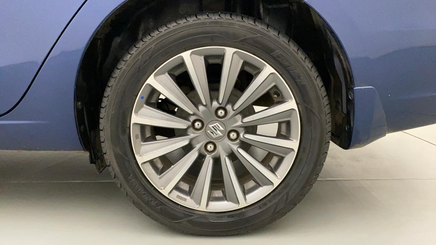 2018 Maruti Ciaz ALPHA  AT 1.5 SHVS PETROL, Petrol, Automatic, 82,654 km, Left Rear Wheel