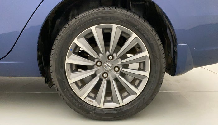 2018 Maruti Ciaz ALPHA  AT 1.5 SHVS PETROL, Petrol, Automatic, 82,654 km, Left Rear Wheel