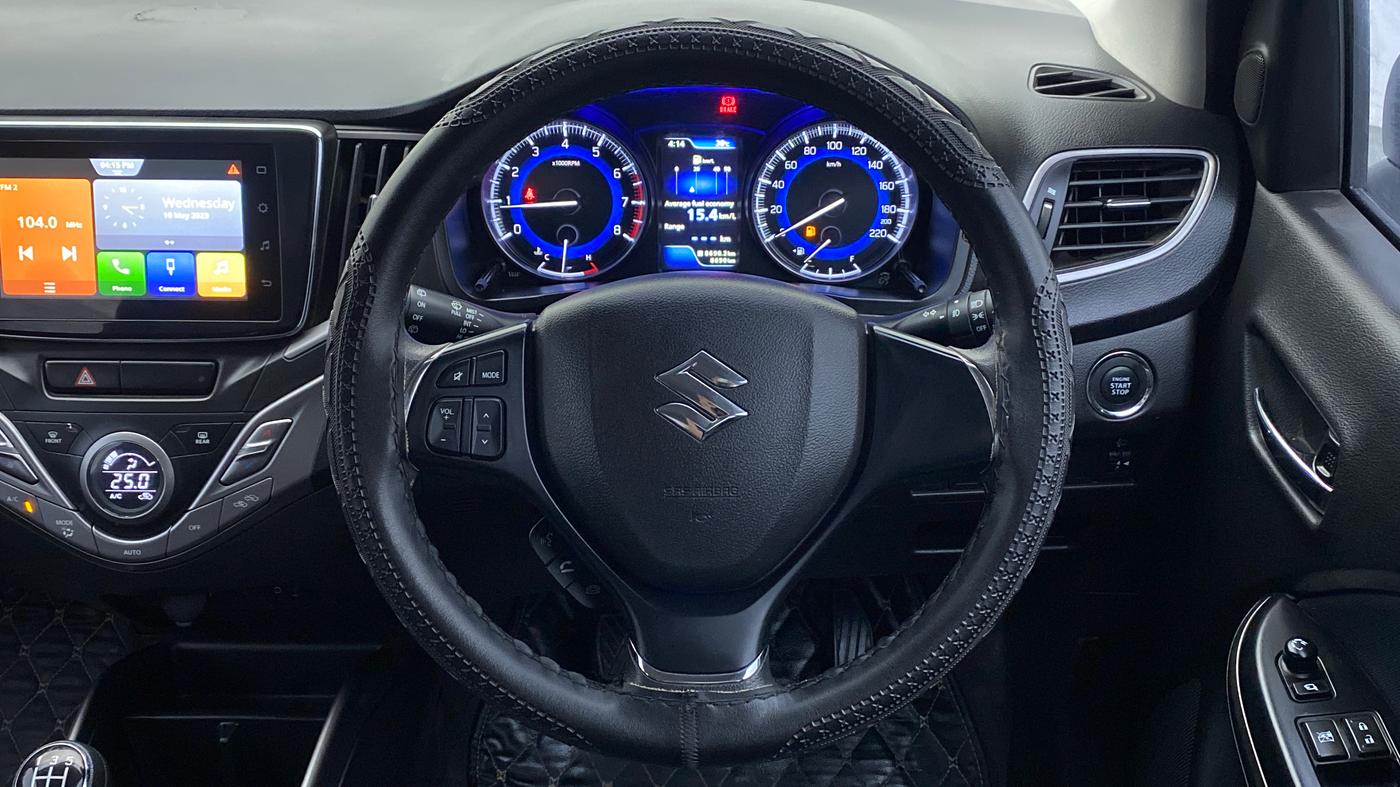 2022 Maruti Baleno ZETA PETROL 1.2, Petrol, Manual, 8,955 km, Steering Wheel Close Up