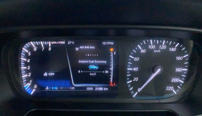 2021 Tata PUNCH CREATIVE  1.2 RTN DUAL TONE, Petrol, Manual, 21,586 km, Odometer Image