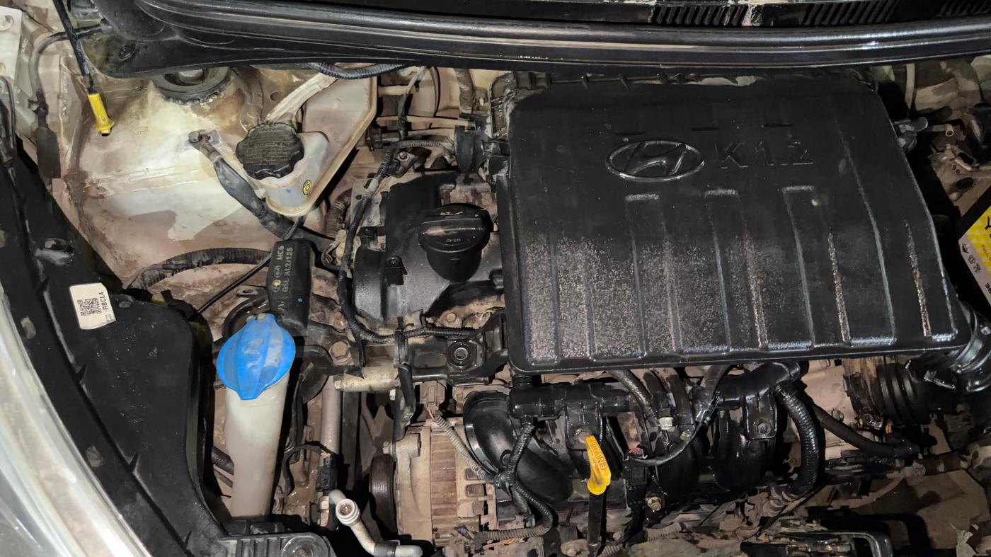 2019 Hyundai Grand i10 ASTA 1.2 KAPPA VTVT, Petrol, Manual, 1,48,028 km, Engine View - Right
