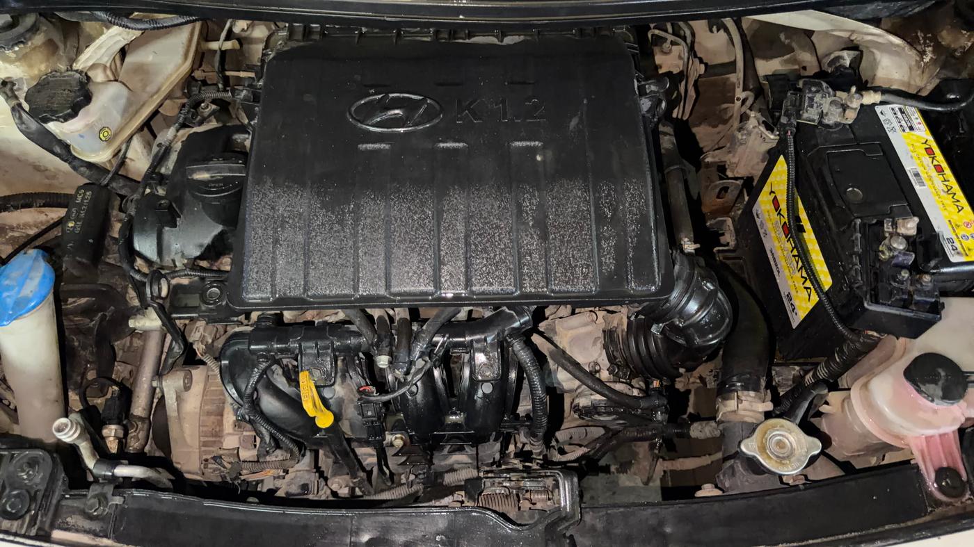 2019 Hyundai Grand i10 ASTA 1.2 KAPPA VTVT, Petrol, Manual, 1,48,028 km, Engine View