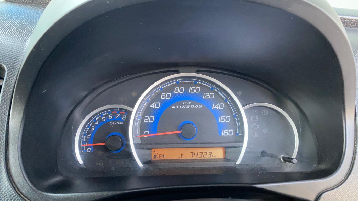2016 Maruti Wagon R Stingray VXI, Petrol, Manual, 74,326 km, Odometer Image