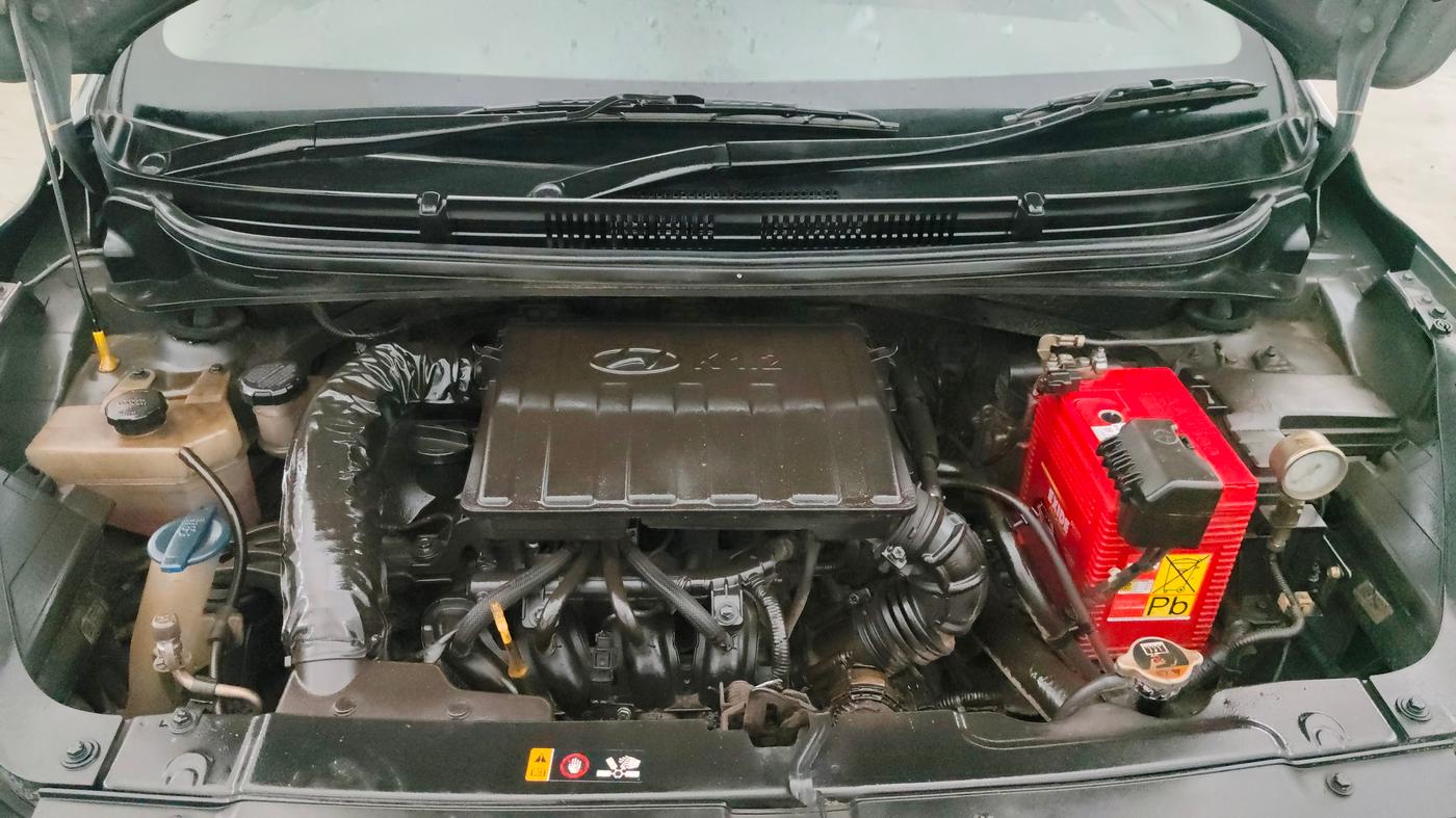 2021 Hyundai AURA S 1.2 CNG, CNG, Manual, 76,452 km, Engine View