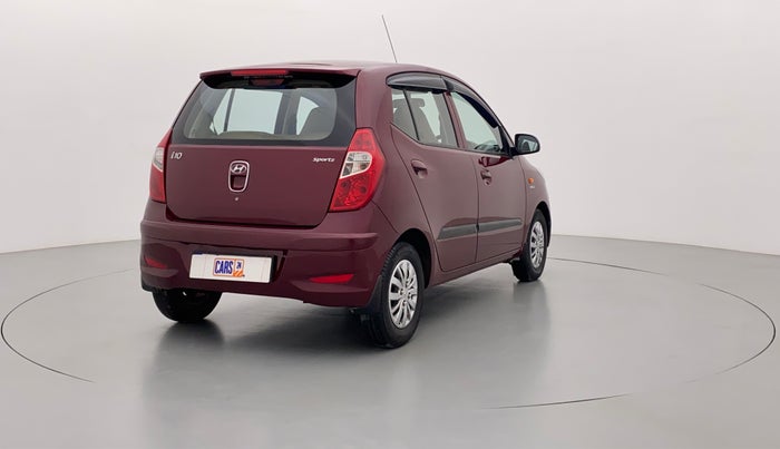 2014 Hyundai i10 SPORTZ 1.1 IRDE2, Petrol, Manual, 86,306 km, Right Back Diagonal