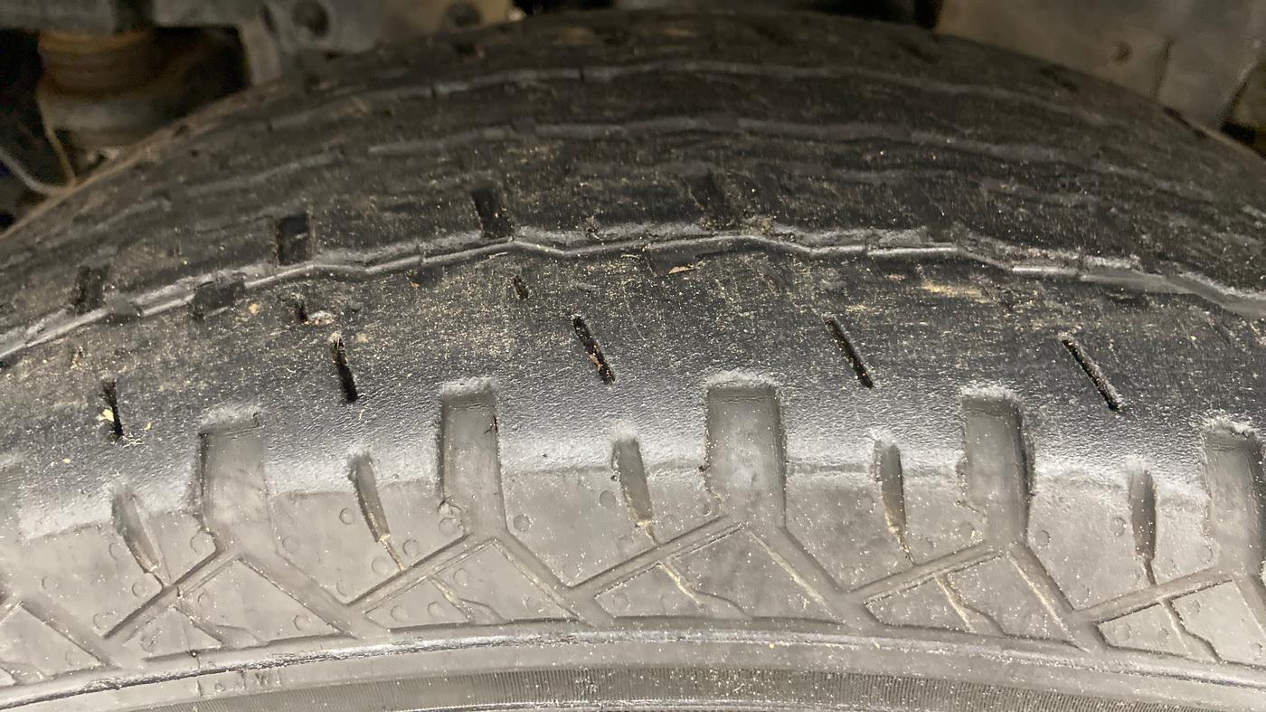 2021 Mahindra Thar LX D 4*4 MT HT, Diesel, Manual, 42,806 km, Left Front Tyre Tread