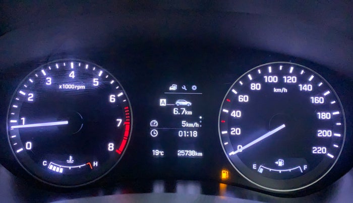 2016 Hyundai Elite i20 ASTA 1.2 (O), Petrol, Manual, 25,738 km, Odometer Image