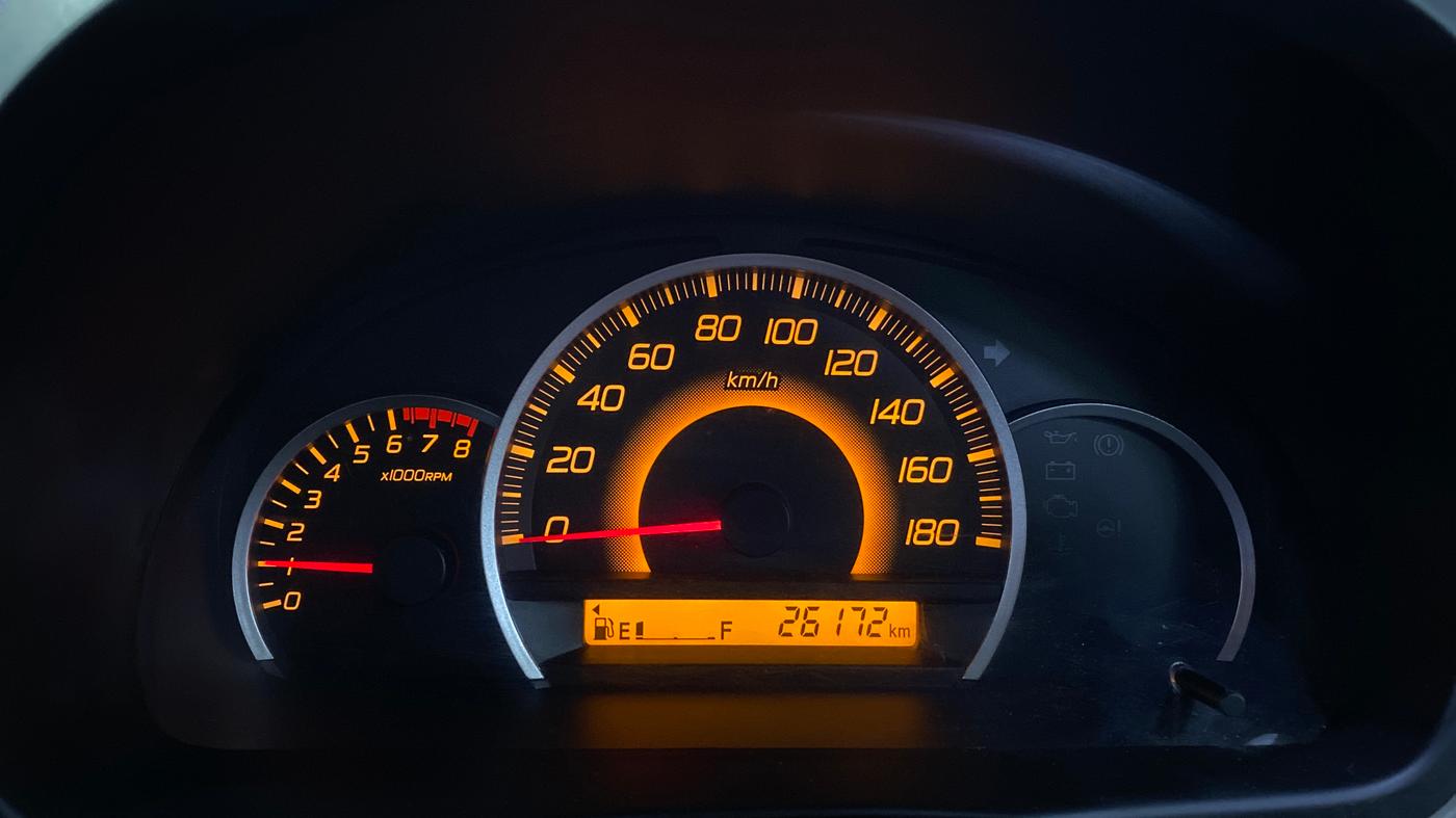2016 Maruti Wagon R 1.0 VXI, Petrol, Manual, 26,165 km, Odometer Image