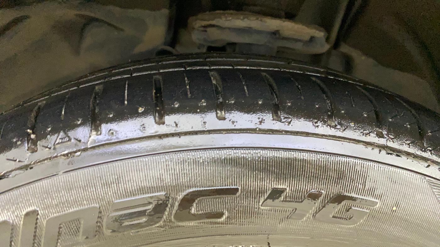 2022 Tata TIAGO NRG XZ AMT, Petrol, Automatic, 36,334 km, Left Front Tyre Tread